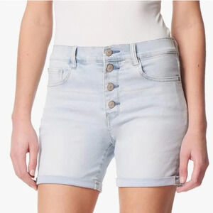 NWT WallFlower Women's Irresistible Denim Shorts High-Rise Insta Soft Ju…